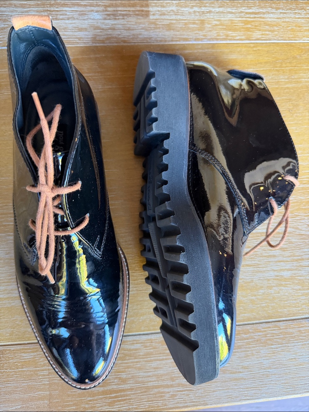 Paul Green NEW Patent Leather Boots